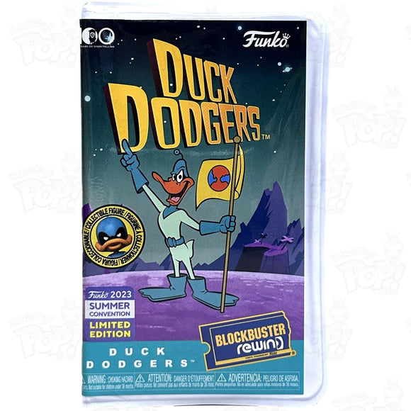 Blockbuster Rewind Vhs Vinyl Figure (Duck Dodgers) Summer Convention 2023 (Common) Loot
