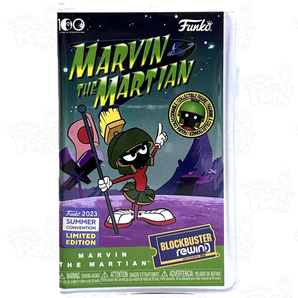 Blockbuster Rewind Vhs Vinyl Figure (Marvin The Martian) Summer Convention 2023 (Common) Loot