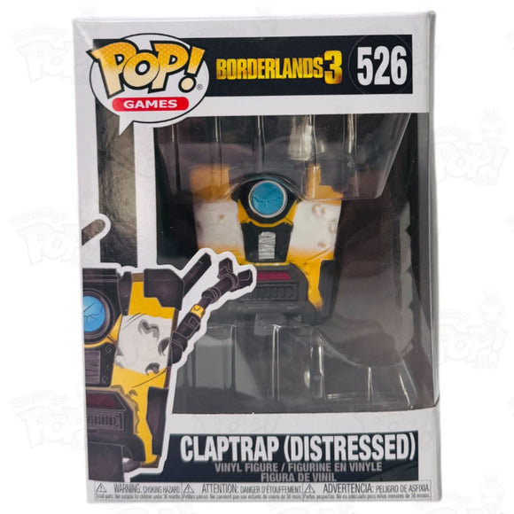 Borderlands Claptrap Distressed (#526) Funko Pop Vinyl