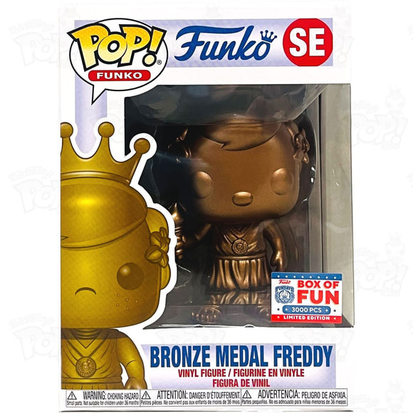 Bronze Medal Freddy (#se) Box Of Fun 2021 Funko Pop Vinyl