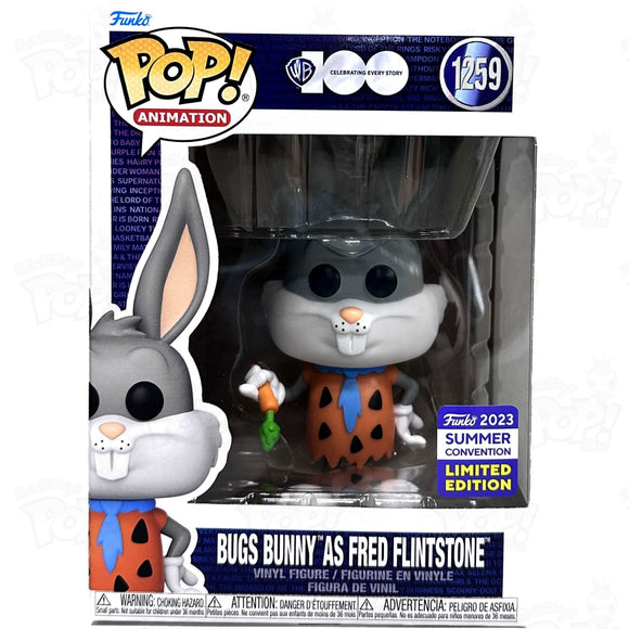 Bugs Bunny As Fred Flintstone (#1259) Summer Convention 2023 Funko Pop Vinyl
