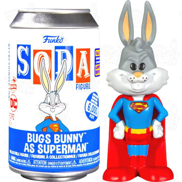 Bugs Bunny As Superman Wondercon 2023 Soda Vinyl Soda