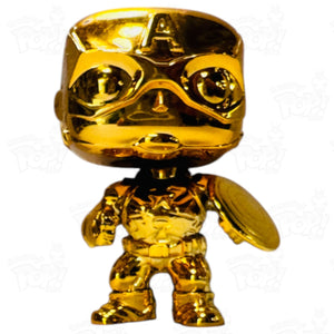 Captain America Gold Chrome Out-Of-Box Funko Pop Vinyl