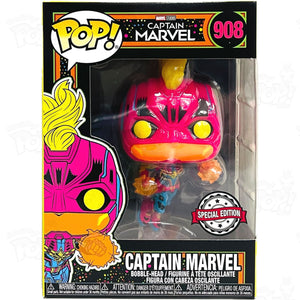 Captain Marvel (#908) Black Light Funko Pop Vinyl