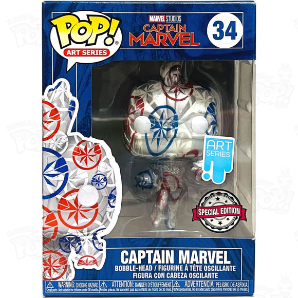 Captain Marvel Artist Series (#34) Funko Pop Vinyl