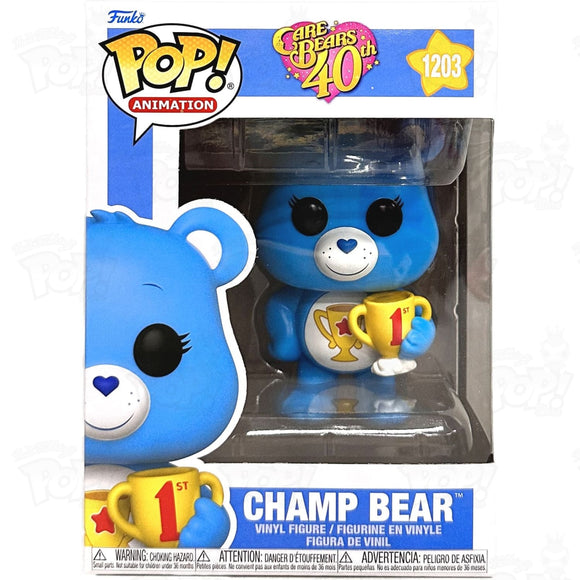 Care Bears Champ Bear (#1203) Funko Pop Vinyl