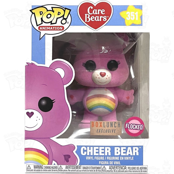 Care Bears Cheer Bear (#351) Flocked Boxlunch Funko Pop Vinyl