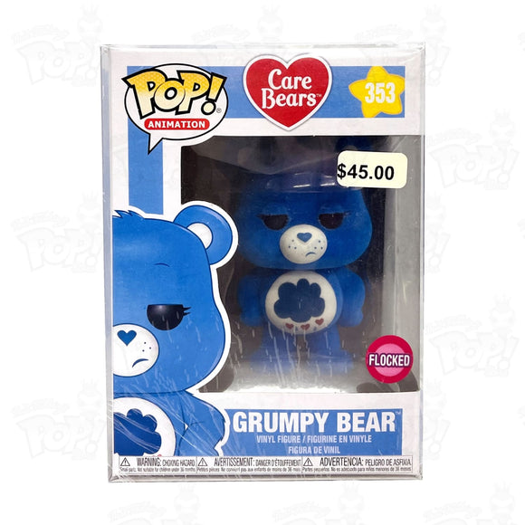 Care Bear Grumpy Bear (#353) Flocked - That Funking Pop Store!