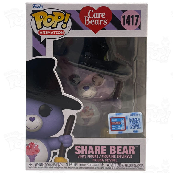 Care Bears Share Bear Witch (#1417) Nycc 2024 Funko Pop Vinyl