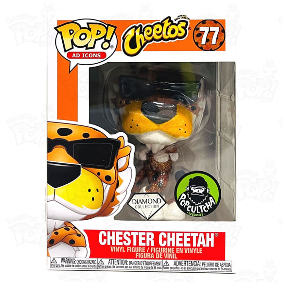 Cheetos Chester Cheetah (#77) Diamond Collection Popcultcha Funko Pop Vinyl