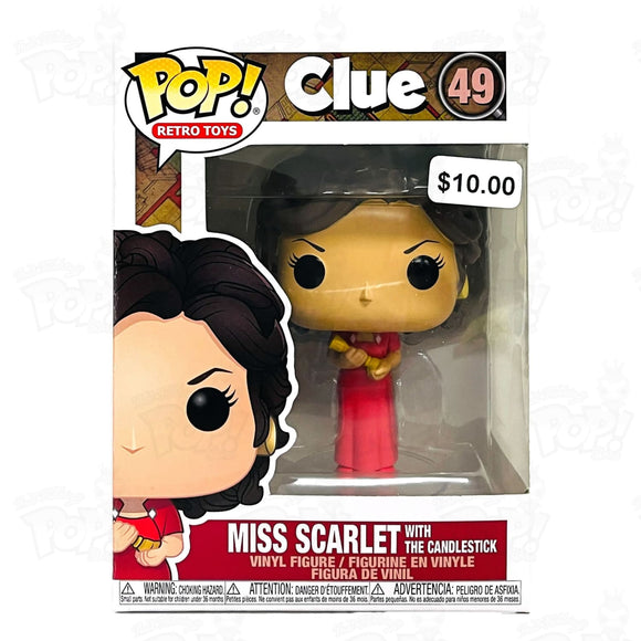 Clue Miss Scarlet with the Candlestick (#49) - That Funking Pop Store!