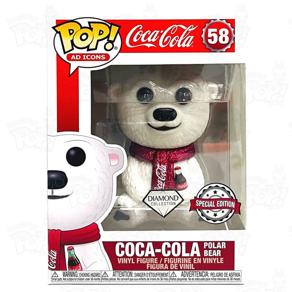 Coca Cola Polar Bear (#58) Diamond Edition - That Funking Pop Store!