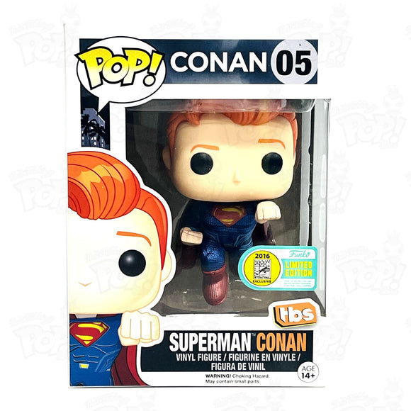 Conan O’Brien Superman (#05) 2016 SDCC Limited Edition Funko Pop Vinyl - That Funking Pop Store!