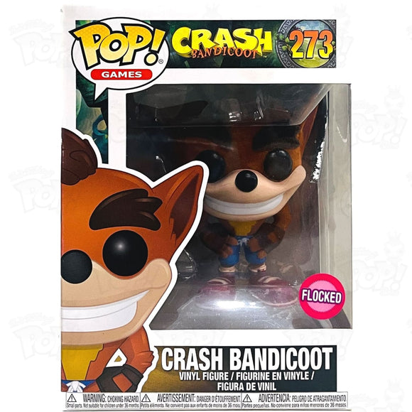 Crash Bandicoot (#273) Flocked Funko Pop Vinyl