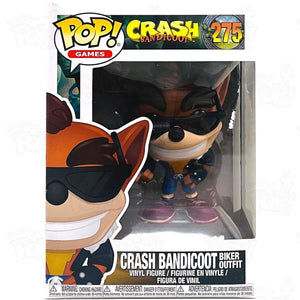 Crash Bandicoot Biker Outfit (#275) Funko Pop Vinyl