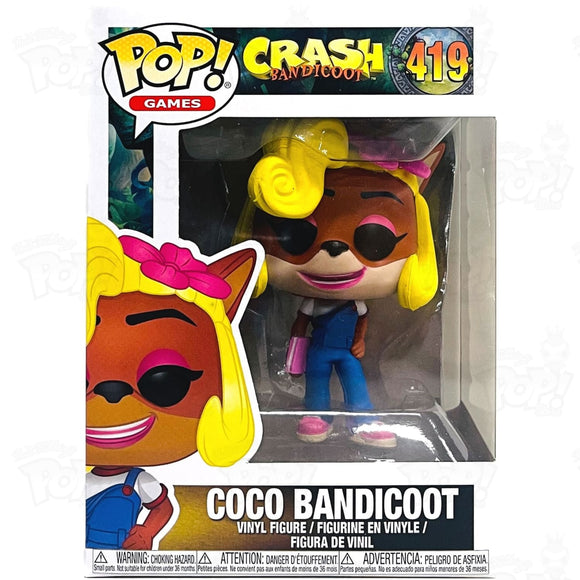 Crash Bandicoot Coco (#419) Funko Pop Vinyl