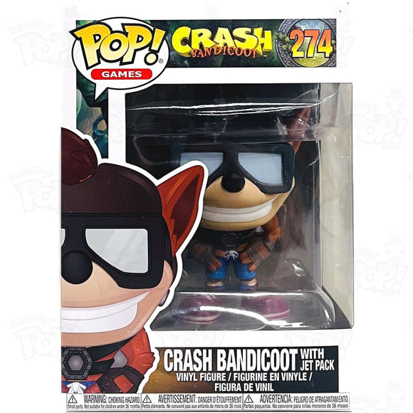 Crash Bandicoot With Jet Pack (#274) Funko Pop Vinyl