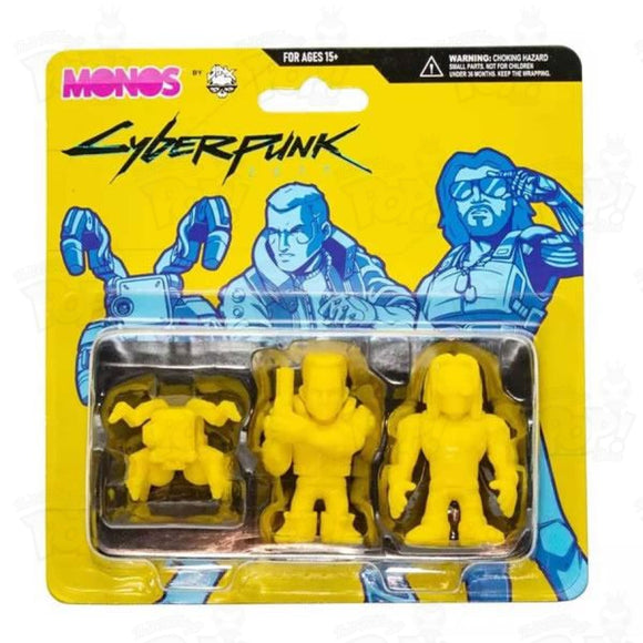 Cyberpunk 2077 - Monos Mini Figure 3-Pack - That Funking Pop Store!