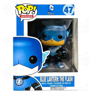 Dc Comics Blue Lantern Flash (#47) Metallic Funko Pop Vinyl