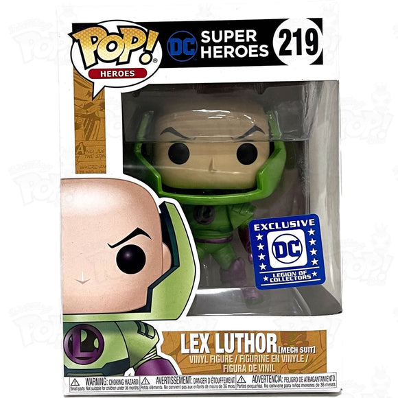 Dc Comics Super Heroes Lex Luthor (#219) Legion Of Collectors Funko Pop Vinyl