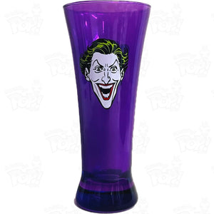 Dc Joker Tall Purple Glass Loot