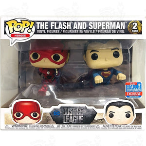 Dc Justice League Flash & Superman (2-Pack) Funko Pop Vinyl