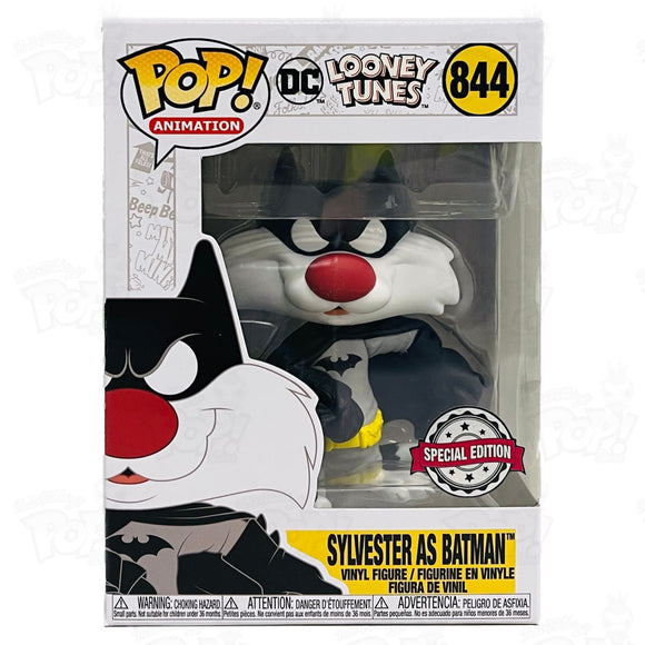 DC Looney Tunes Sylvester as Batman (#844) - That Funking Pop Store!