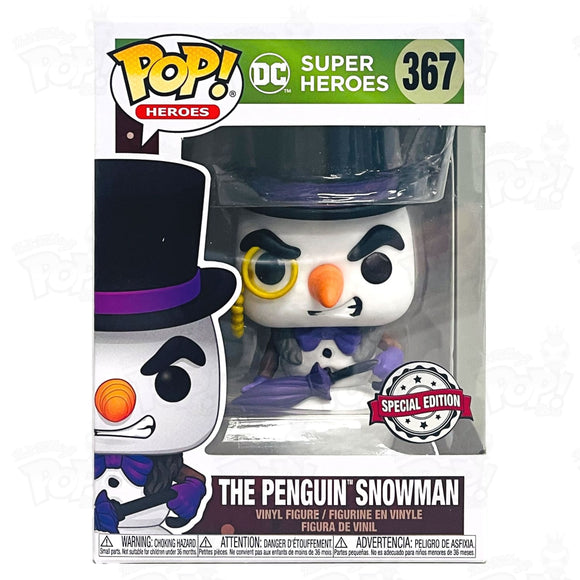 Dc Penguin Snowman (#367) Funko Pop Vinyl