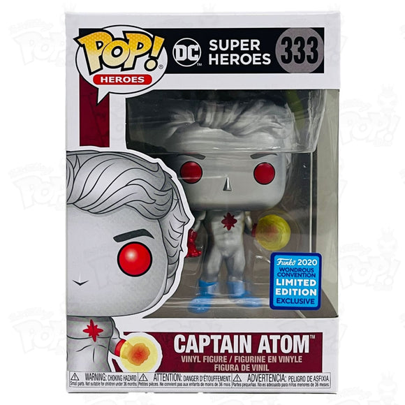 DC Super Heroes Captain Atom (#333) 2020 Wondrous Convention - That Funking Pop Store!