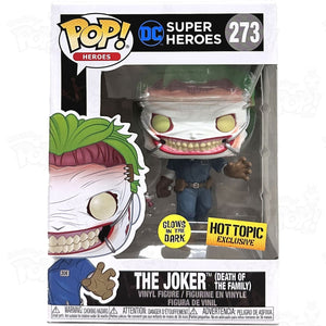 Dc Super Heroes Joker Death Of The Family (#273) Hot Topic Gitd Funko Pop Vinyl