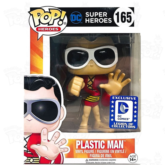 Dc Super Heroes Plastic Man (#165) Legion Of Collectors Funko Pop Vinyl