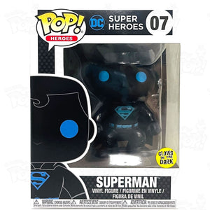 Dc Super Heroes Superman (#07) Silhouette Gitd Funko Pop Vinyl