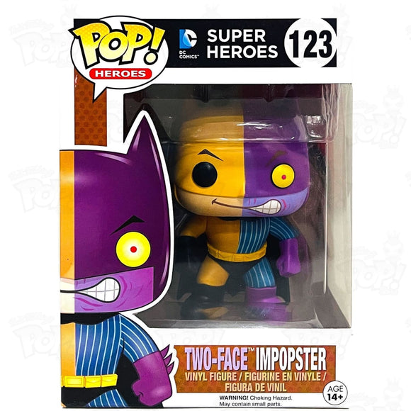 Dc Super Heroes Two Face Impopster (#123) Funko Pop Vinyl