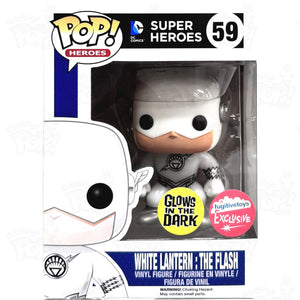 Dc Super Heroes White Lantern Flash (#59) Fugitive Toys Gitd Funko Pop Vinyl