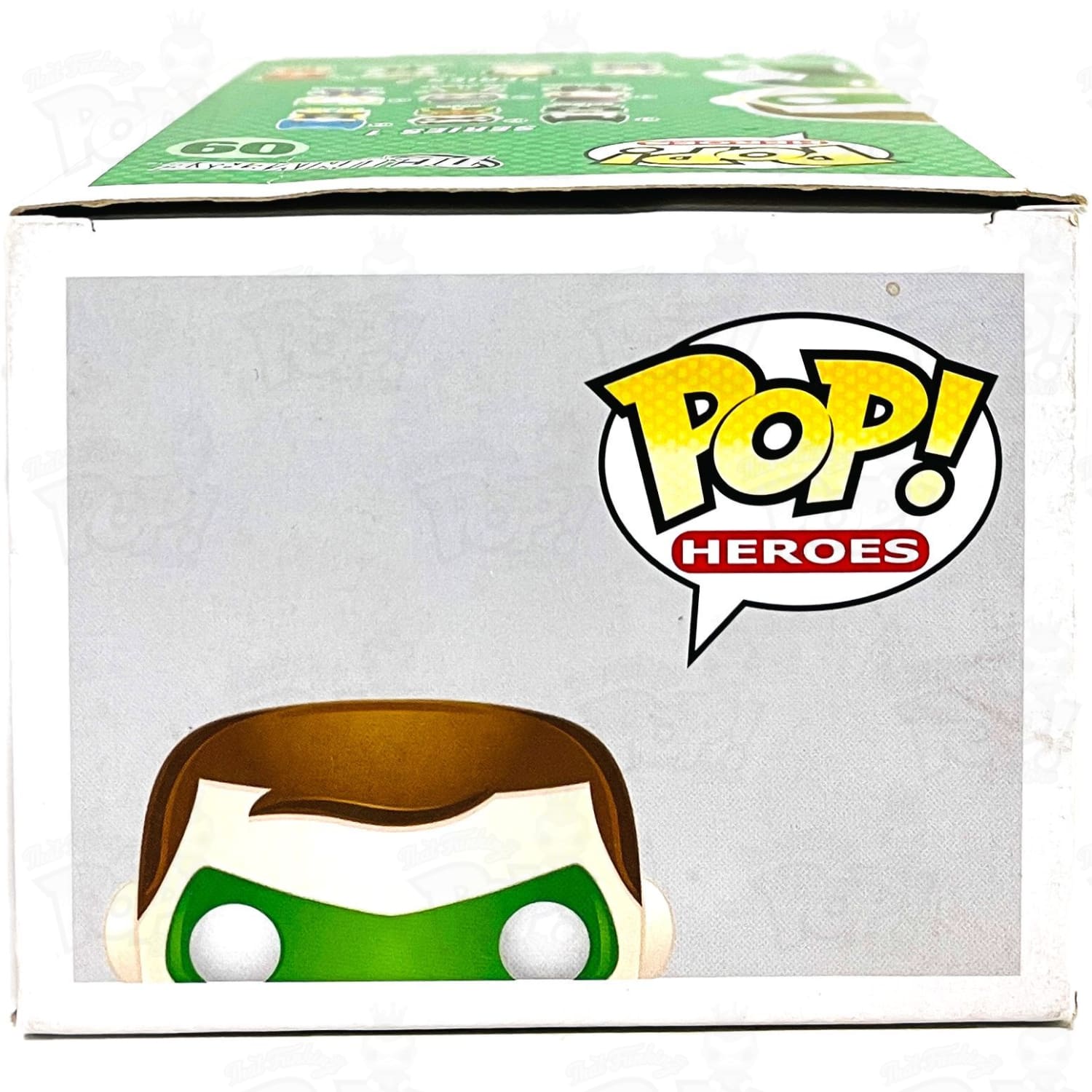 Funko Pop the first release top of The green Latern 09 it has the loop reserved