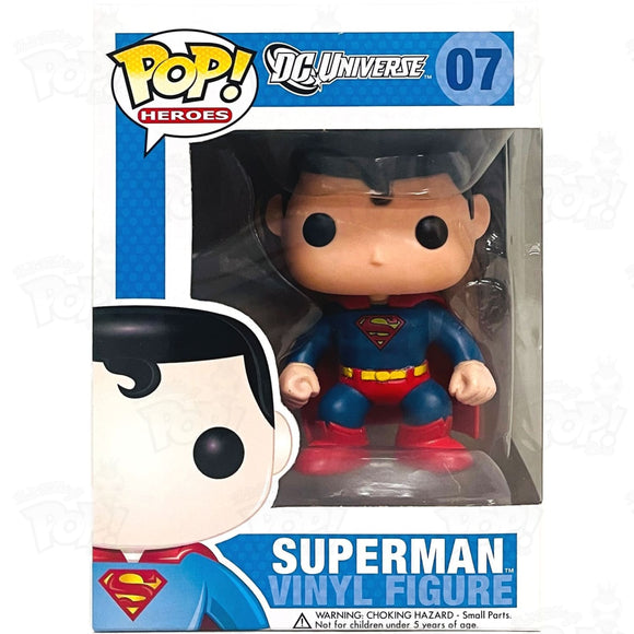 Dc Universe Superman (#07) Blue Box Funko Pop Vinyl