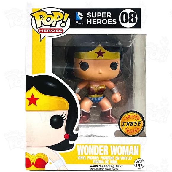 Funko DC Wonder Woman Movie POP! Heroes Wonder Woman Exclusive Vinyl Figure  #175 [Metallic with Shield, Damaged Package]