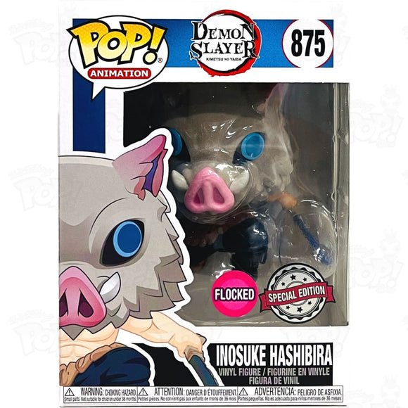 Demon Slayer Inosuke Hashibira (#875) Flocked Funko Pop Vinyl