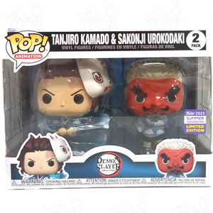 Demon Slayer Tanjiro And Sakonji (2-Pack) Summer Convention 2023 Funko Pop Vinyl