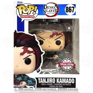 Demon Slayer Tanjiro Kamado (#867) Battled Scarred Funko Pop Vinyl