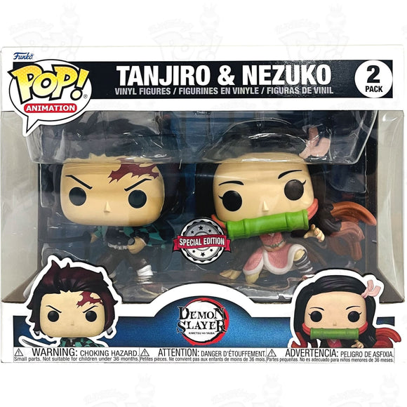 Demon Slayer Tanjiro & Nezuko (2-Pack) Funko Pop Vinyl