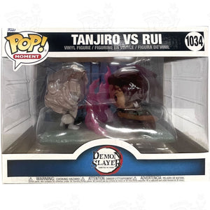 Demon Slayer Tanjiro Vs Rui (#1034) Movie Moments Funko Pop Vinyl