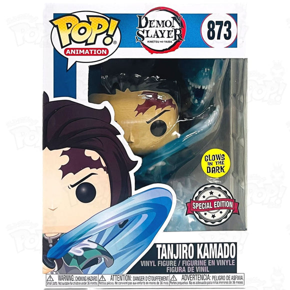 Demon Slayer Tanjiro W/dragon (#873) Gitd Funko Pop Vinyl