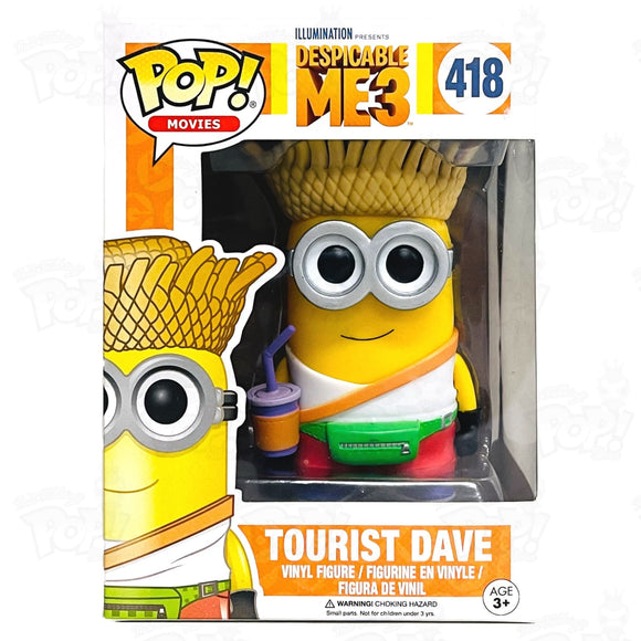 Despicable Me 3 Tourist Dave (#418) Funko Pop Vinyl