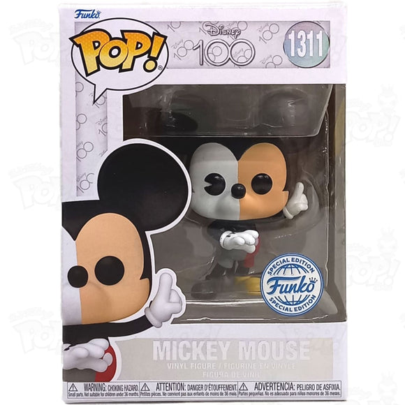 Disney 100Th Mickey Mouse (Split Colour) (#1311) Funko Pop Vinyl