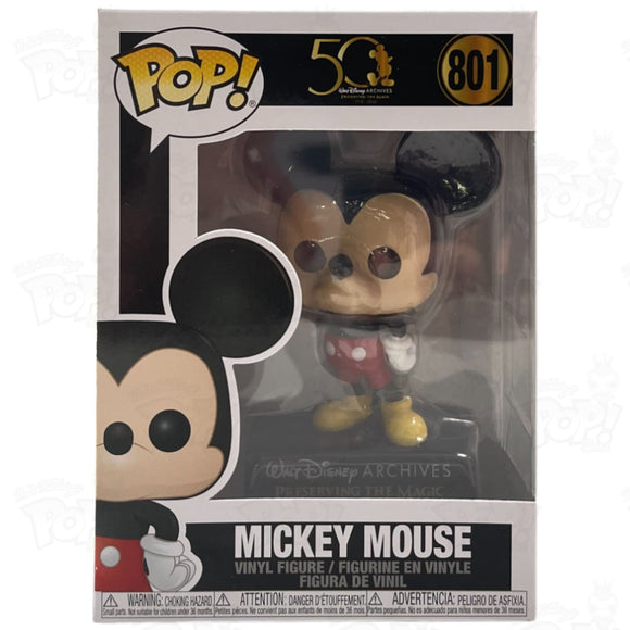 Disney 50 Year Archives Mickey Mouse (#801) Funko Pop Vinyl