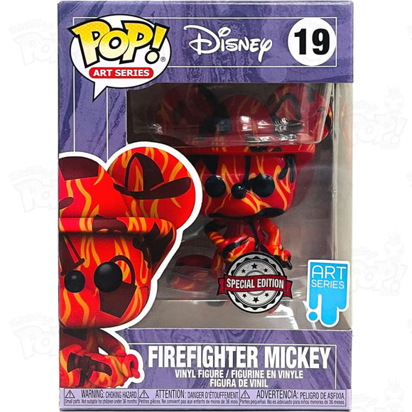Disney Firefighter Mickey Artist Series (#19) Funko Pop Vinyl