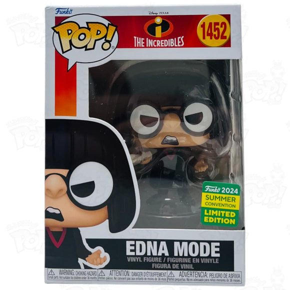 Disney Incredibles Edna Mode (#1452) Summer Convention 2024 Funko Pop Vinyl