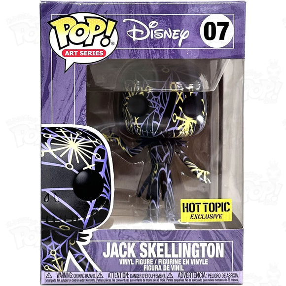 Disney Jack Skellington (#07) Artist Hot Topic Funko Pop Vinyl