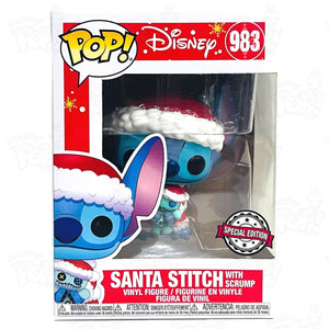 Disney Santa Stitch With Scrump (#983) Funko Pop Vinyl